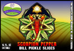Scorpion Dill Pickle Slices (*Award winner!)
