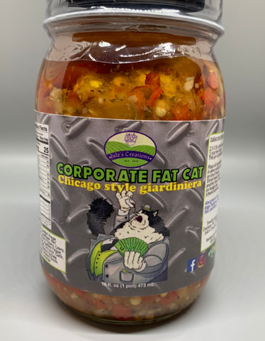 Corporate Fat Cat Chicago style giardiniera [2/10 heat] *Scovie Award Winner!*